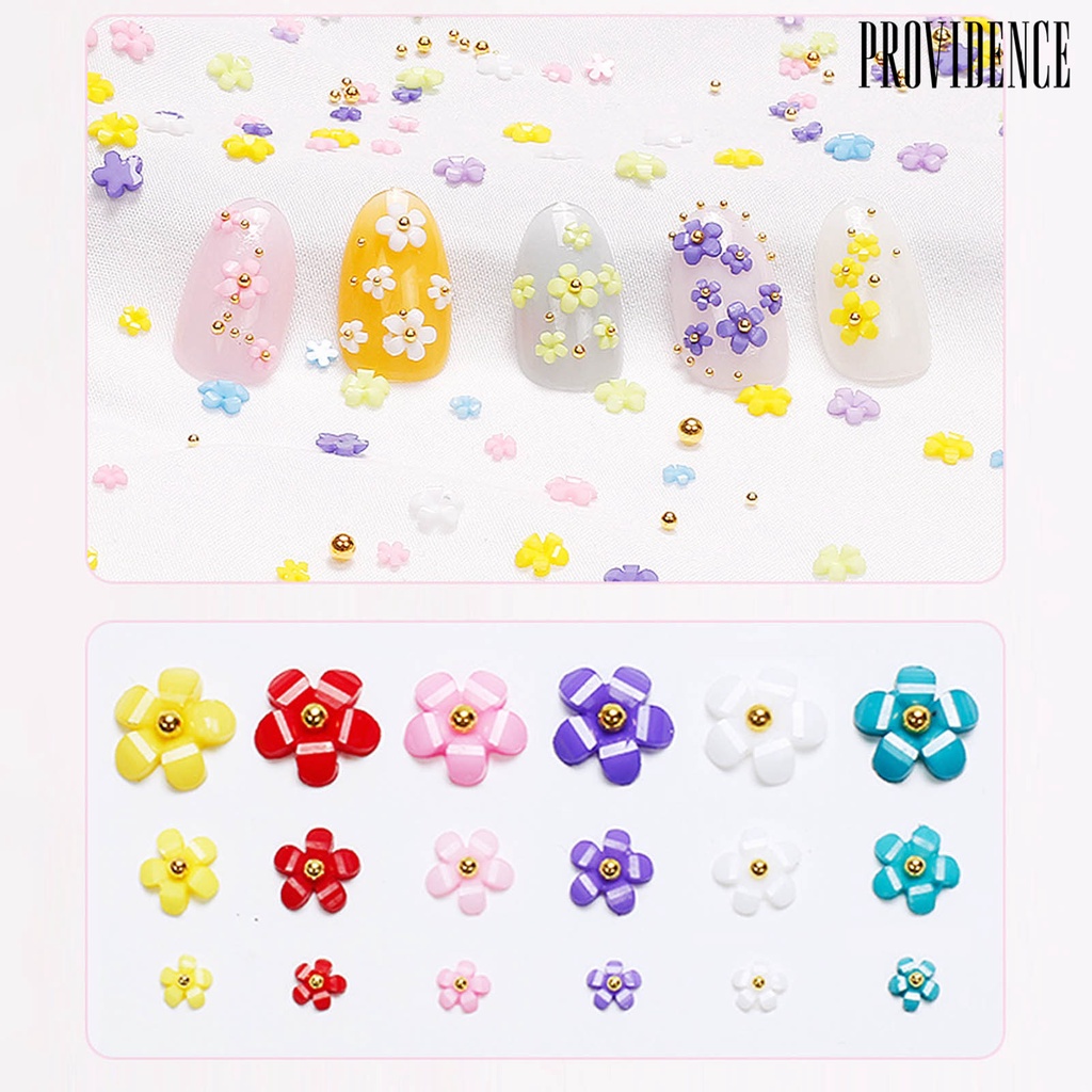 Ornamen Bunga 3D Bahan Resin Untuk Dekorasi Nail Art