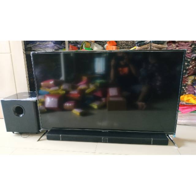 LED 43in Polytron soundbar PLD43B150