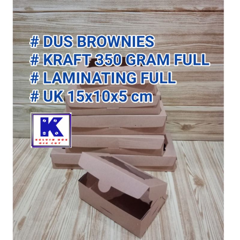 

Dus brownies/ dus Kraft 350 gram uk 15x10x5cm