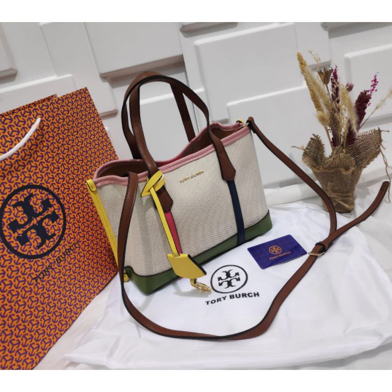 Tas TORY BURCH PERRY KANVAS TRIPLE