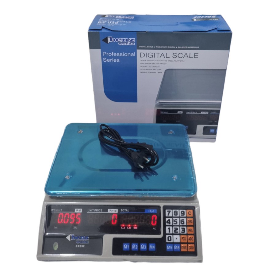 Benz BZ 032 Timbangan Duduk Digital 30Kg / Timbangan Digital Laundry Benz