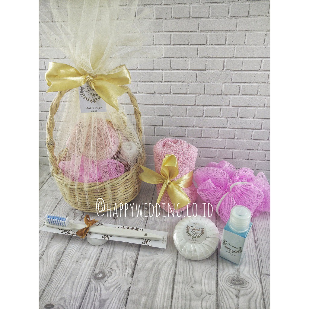 Hampers aqiqah souvenir handuk pernikahan pengajian siraman