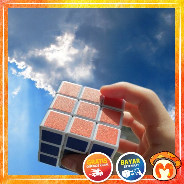 [1KG 15PCS] FYG OSM RUBIK 3 X 3 X 3 / MAGIC CUBE 6 CM / MAINAN ANAK / MAINAN EDUKASI
