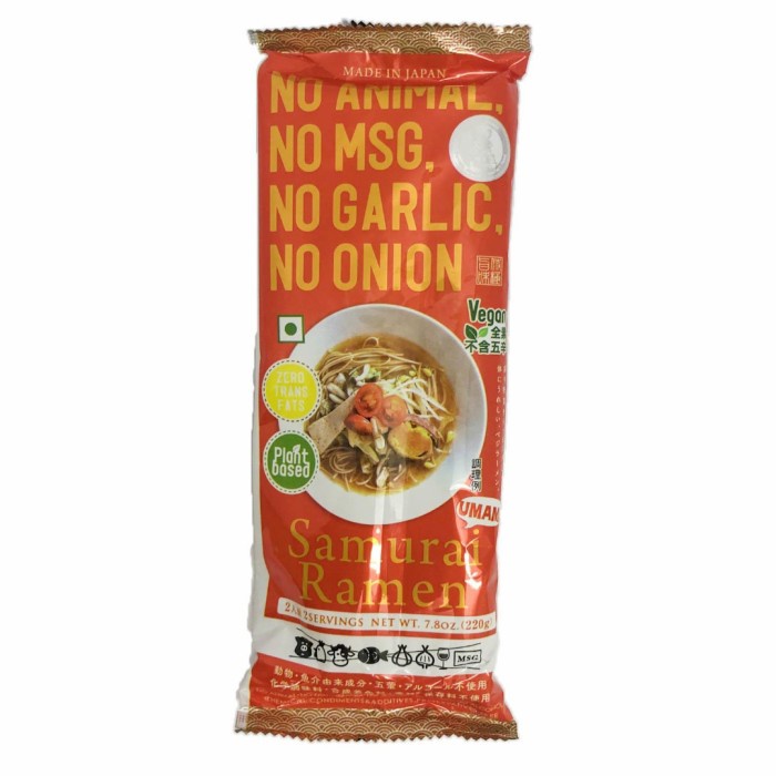 

Higashimaru Samurai Ramen Red [220g 2 Porsi] No Pork, No Alcohol