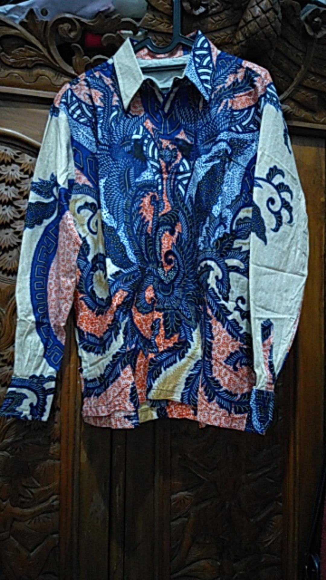 New Kemejapria Lengan Panjang 848vo Kemeja Pilot Kemeja Batik Pria