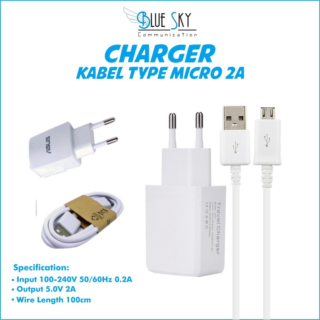 CHARGER DUS OC ASUS KABEL TYPE MICRO 2A