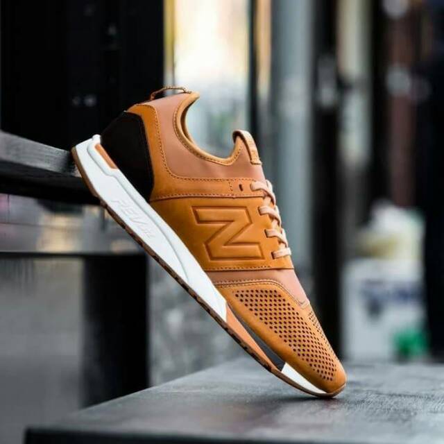 Sepatu New Balance MRL247 Luxe Tan Brown Premium