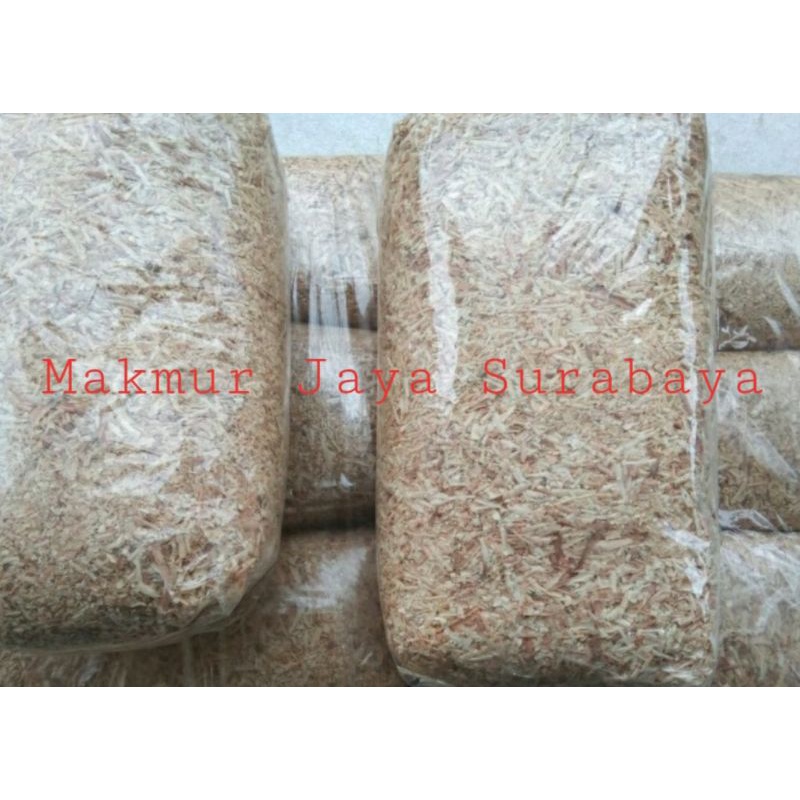 serbuk kayu/serut kayu berat -+420gr buat alas kandang Hamster,burung, Kelinci