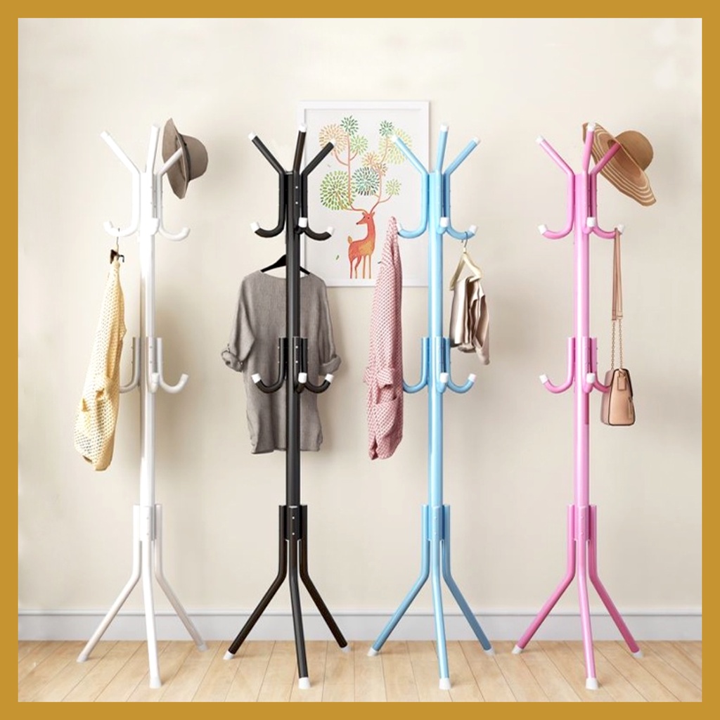 Stand Hanger Gantungan Berdiri Coat Rack Hanger CT01 Stand Hanger Gantungan Baju Topi Multifungsi GOSHOP88