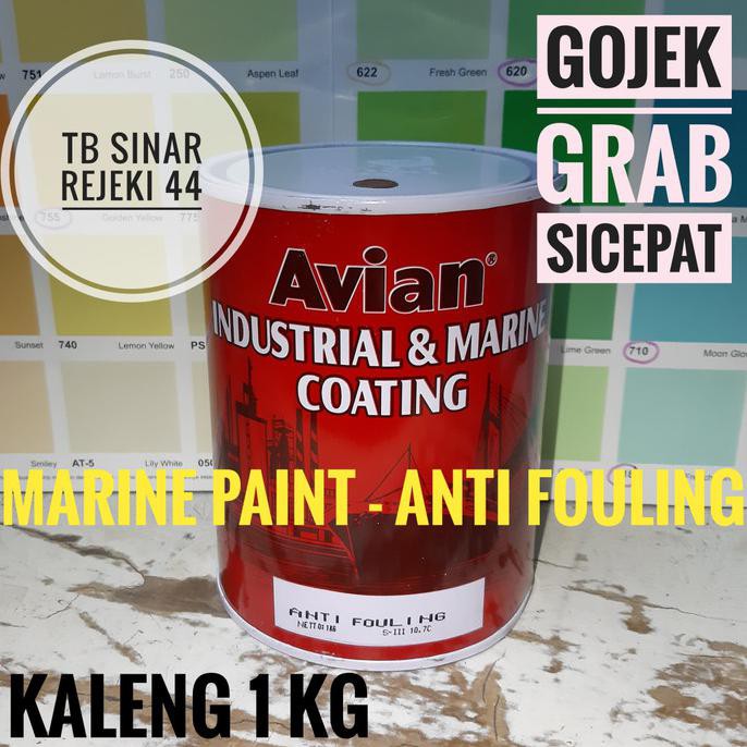 

AVIAN ANTI FOULING MARINE PAINT Kaleng 1KG CAT MINYAK KAPAL LAUT - MERAH ATI