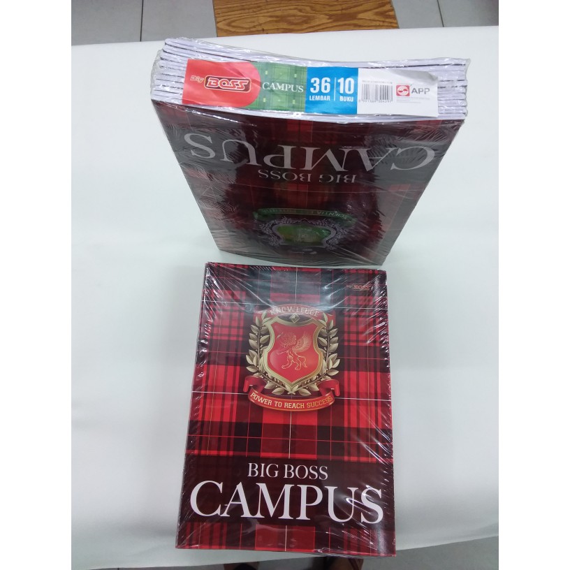 

Buku tulis big boss campus 36 lembar