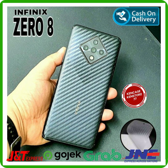 Skin Carbon Infinix Zero 8 Garskin Infinix Zero 8 Anti Gores Belakang