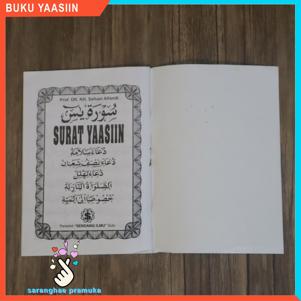 Buku Yasin dan Tahlil