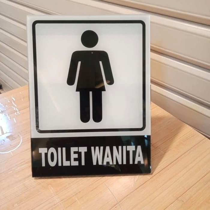 

SIGN AKRILIK TOILET WANITA UKURAN 15X20CM