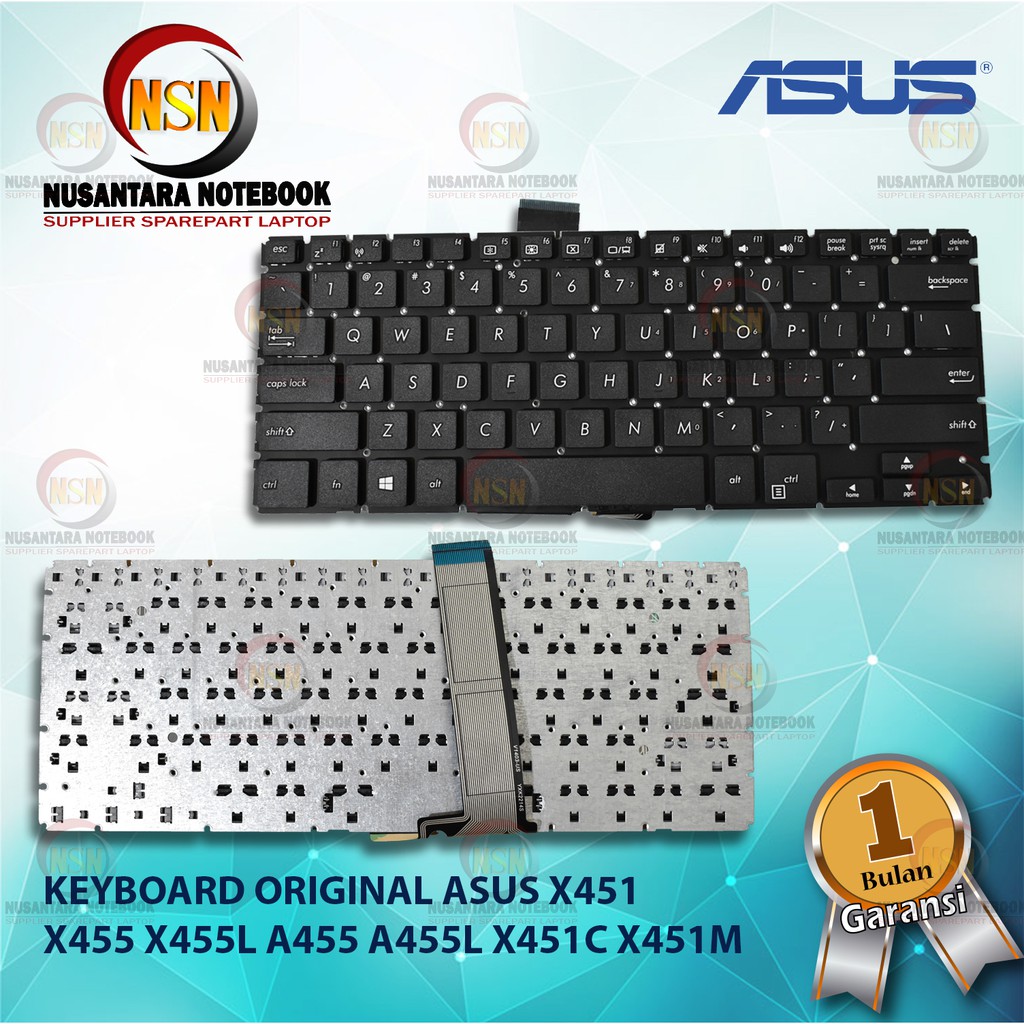 Keyboard Original Asus X451 X451L X455 X455L A455 A455L X451C X451M