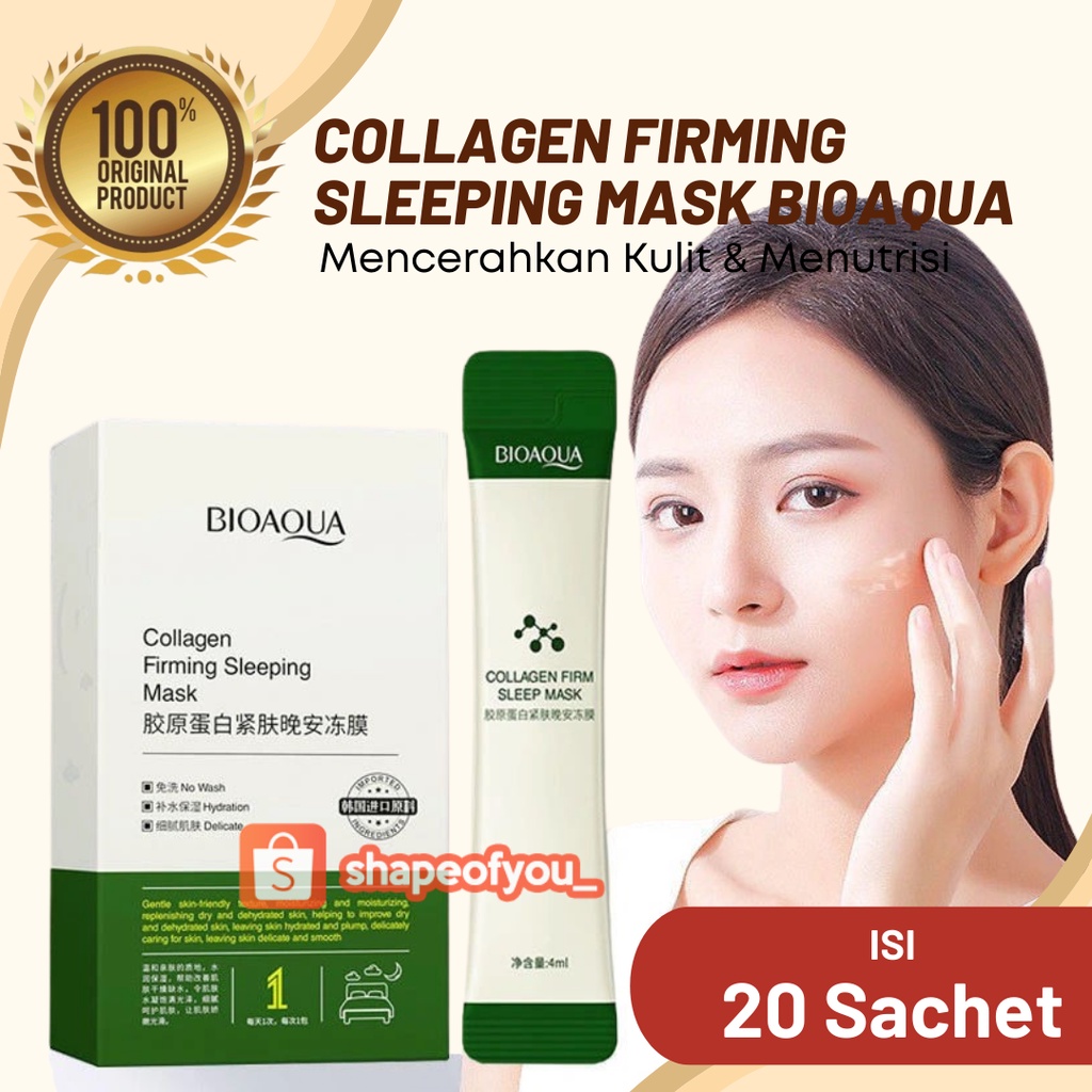 Collagen Firming Sleeping Mask No Wash Masker Wajah