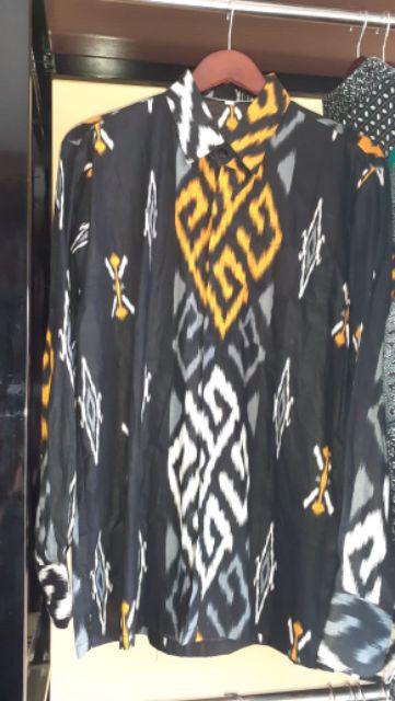 Bswart Batik Hrb026 Kenongo Hem Pendek Padi Pekalongan M L Xl Batik Pria Murah Modern Grosir