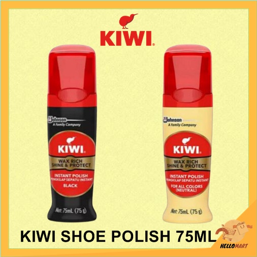 ORIGINAL Kiwi Wax Rich 75ml / Kiwi Semir Sepatu Cair / HELLOMARTID