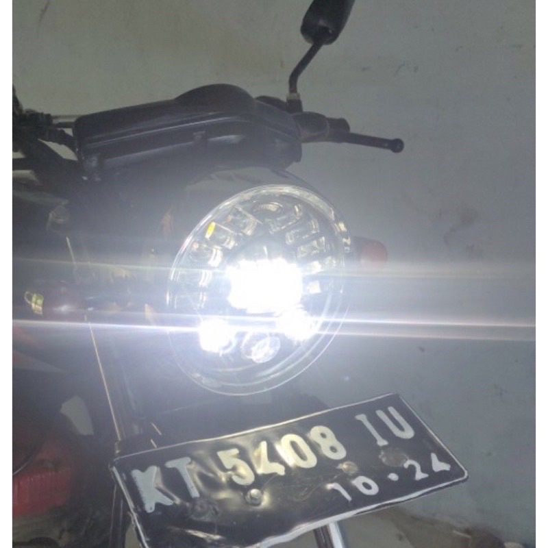LAMPU DAYMAKER 7 INC 19LED 5,75 INC 16 LED DAYMAKER BULAT 19LED UNIVERSAL MOTOR MOBIL