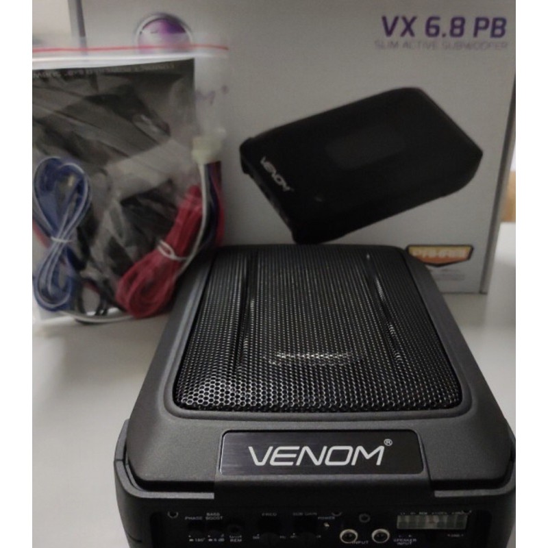 VENOM VX 6.8PB SUBWOOFER AKTIF ACTIVE SLIM BASS KOLONG VX6.8PB