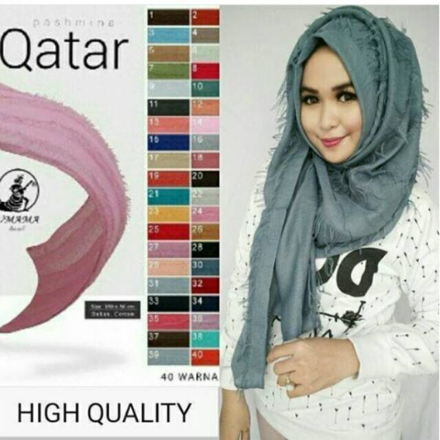 Pashmina qatar umama scarf