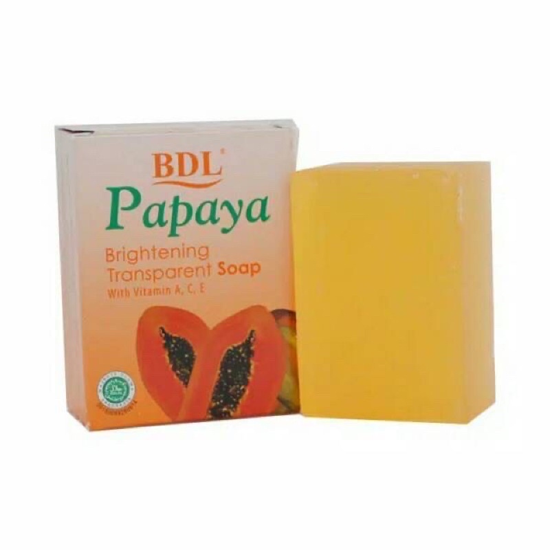 BDL Pepaya Transparant / Sabun Pepaya / BDL Brithening Soap