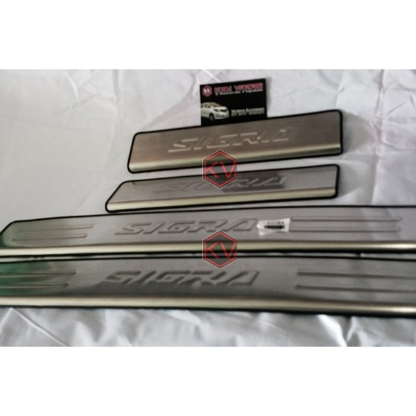 Side Sill Plate / Pelindung Pijakan Samping Stainless Sigra | Kikim