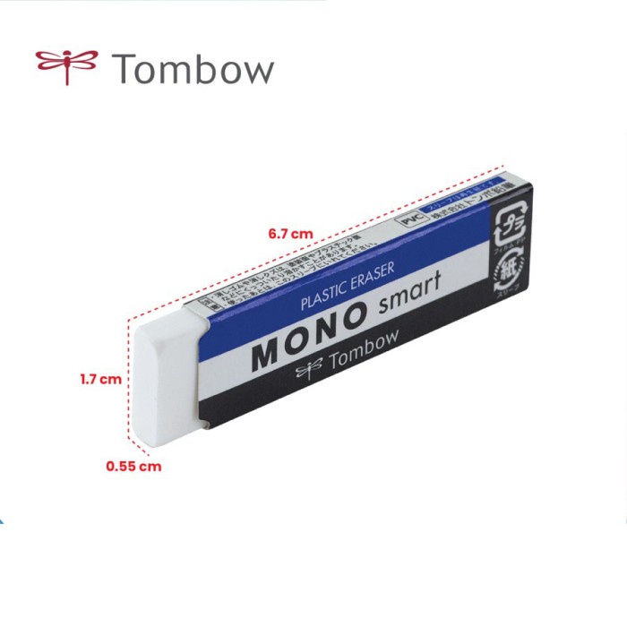 

Tombow Mono Smart Eraser White ET-ST Penghapus Pensil Profesional ORI