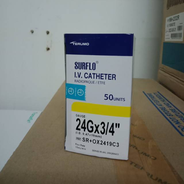 IV CATHETER 16 - 24 TERUMO / SURFLO / ABBOCATH