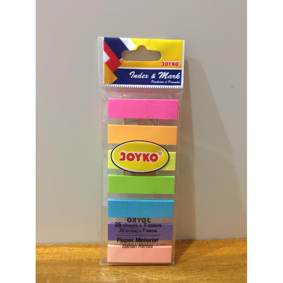 

BEST SELLER sticky Note joyko/pembatas buku/kertas berwarna warni TERJAMIN