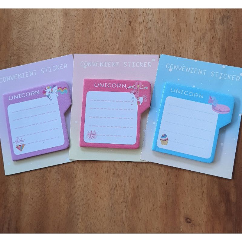 

Sticky Note Memo Unicorn