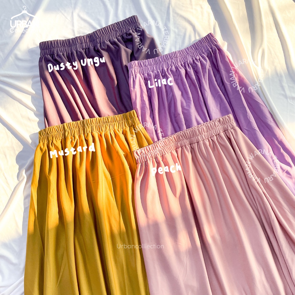 ROK POLOS MAYUNG PREMIUM / BASIC SKIRT / ROK PERREMPUAN / SKIRT / M FIT TO XLL