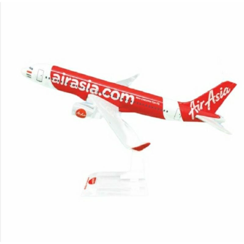 Diecast AirAsia Indonesia Aircraft Model A320 Sharklet skala 1:230