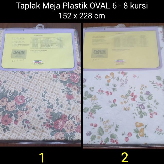 .........] Taplak Meja Makan Oval 6 - 8 Kursi - Taplak Meja Makan Oval Anti Air