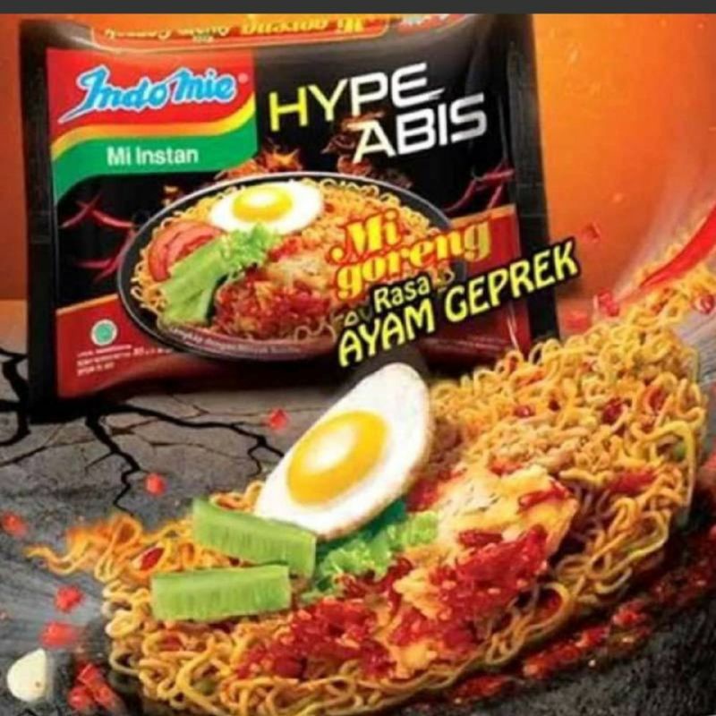 

indomie goreng ayam geprek
