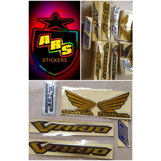 STICKER EMBLEM,BEAT,SAYAP,FI,ESP,STICKER TIMBUL