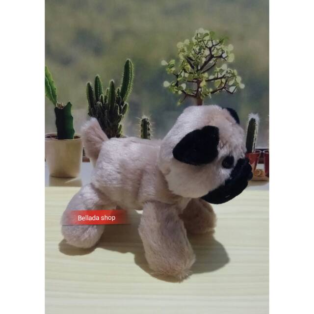 Boneka Anjing mini pug