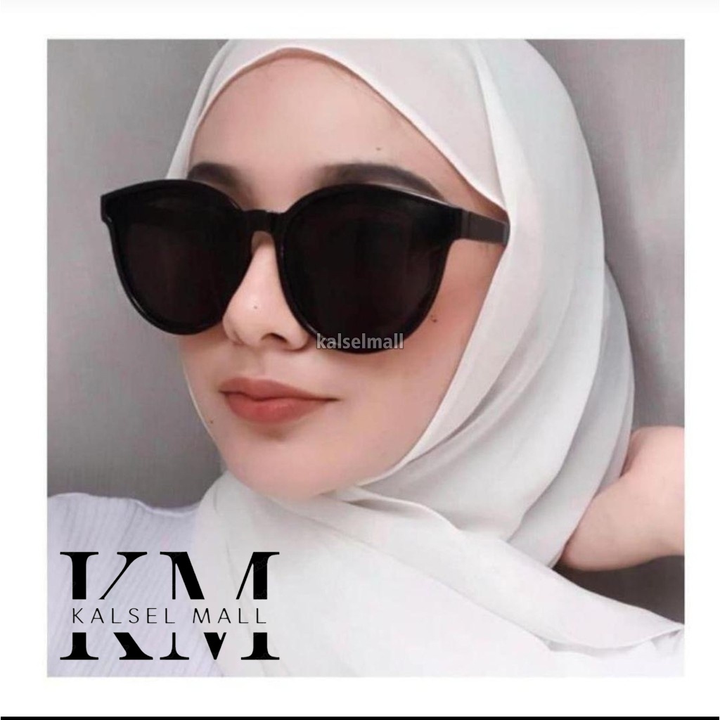 Kacamata Hitam Pria Wanita Anti Radiasi UV Matahari Fashion Sunglasses Eyewear Kaca Mata Artis Selebgram Artis Bella Andin Nagita Couple Pasangan Copel Keren Oval Bulat Kotak Lonjong Metal Cewek Cowok Banjarbaru Martapura Banjarmasin KCH31