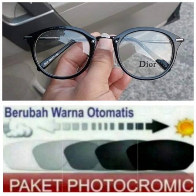 Frame Kacamata Wanita Terbaru Free Lensa Photocromic Anti UV Minus Dan Plus, Kacamata Harlow 8937