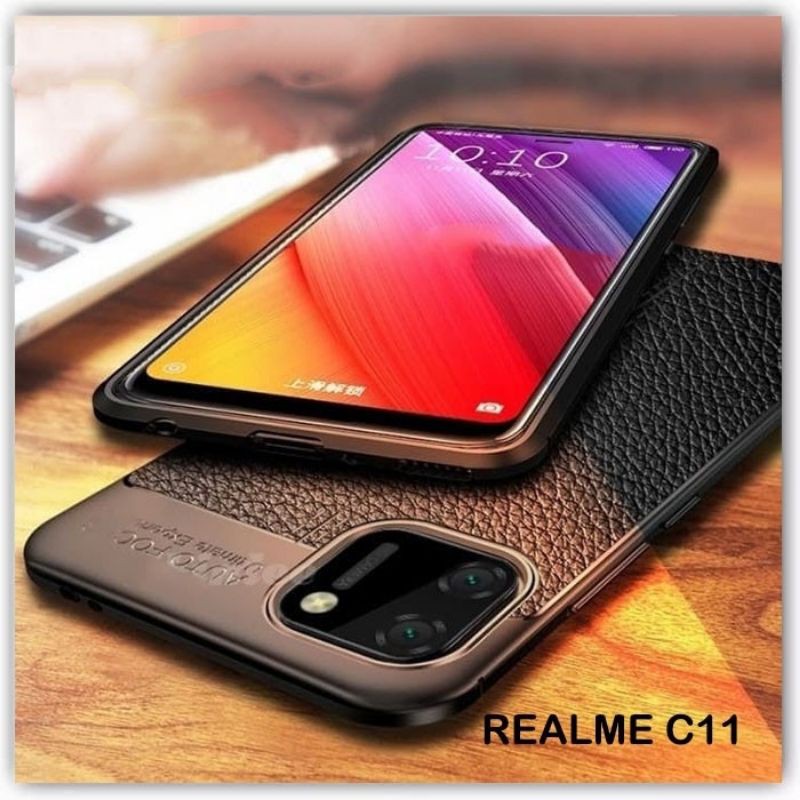 case realme c11 Blackcover auto-focus