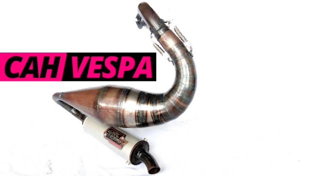 Knalpot Vespa DRC Victory Smallframe PTS Slincer Alumunium
