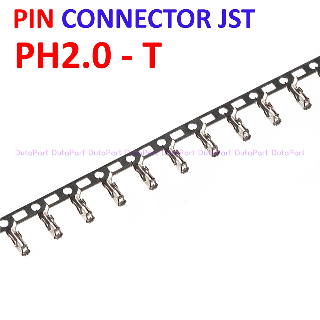 Pin Konektor JST PH2.0-T Connector Skun PH2.0 - T Model Kawat Renceng