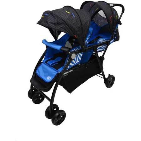 Labeille Stroller Kembar Sena 705 - Kereta Dorong Bayi Kembar - Blue