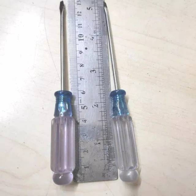 Obeng / screwdriver Min Afirms 3×75mm / Obeng min Baut Jarum Mesin Jahit - Obras - Kamkut