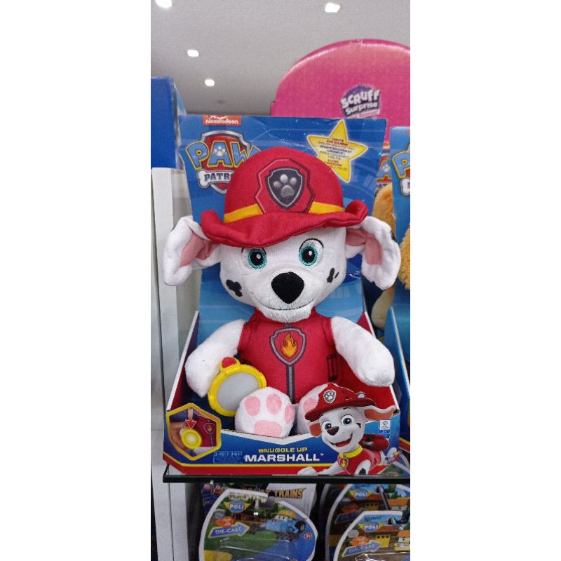Boneka Paw Patrol Snuggle Up Pups Plush Dolls with Flashlight & Sounds Original