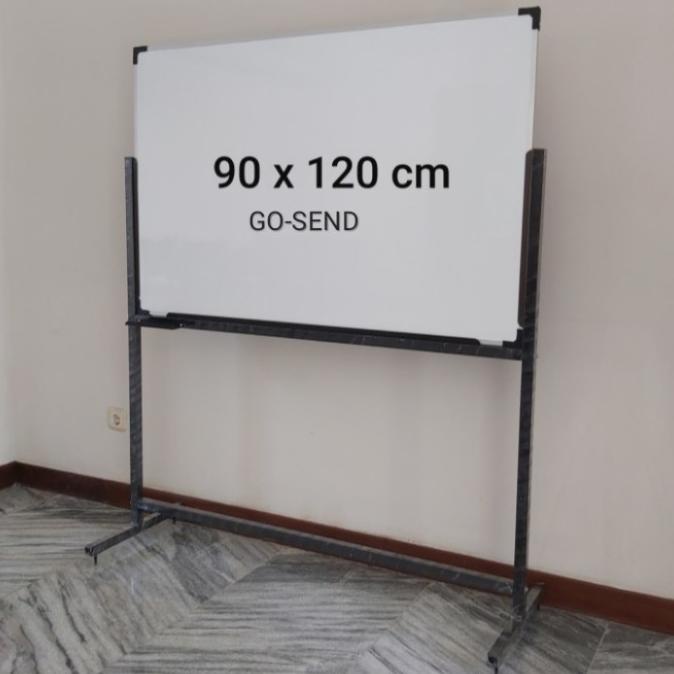 

Office & Stationery | Alat Tulis | Whiteboard + Standing 90 X 120 | Best Seller