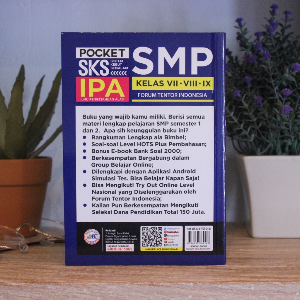 BUKU POCKET SKS IPA BIOLOGI FISIKA SMP | FORUM EDUKASI-2