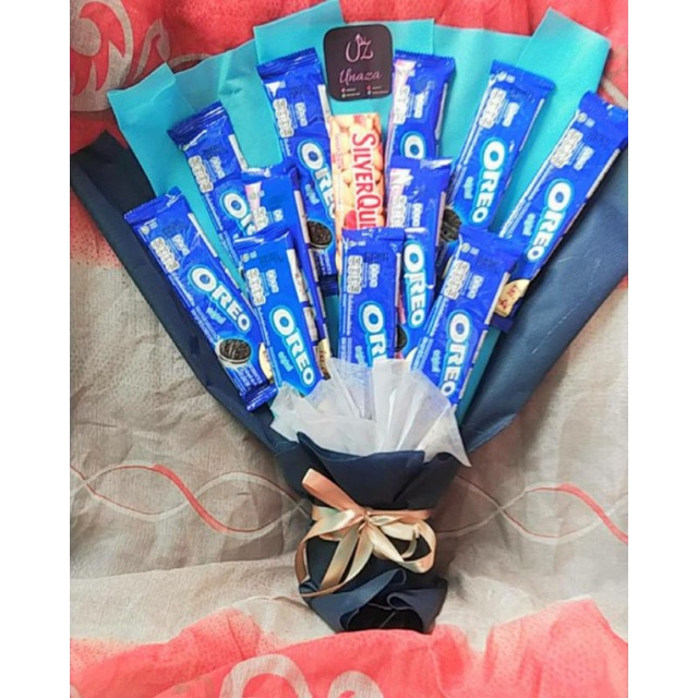 

Bucket Snack/ Bouquet Snack/ Snack Oreo/ Silverqueen/ Wisuda/ Ulang Tahun