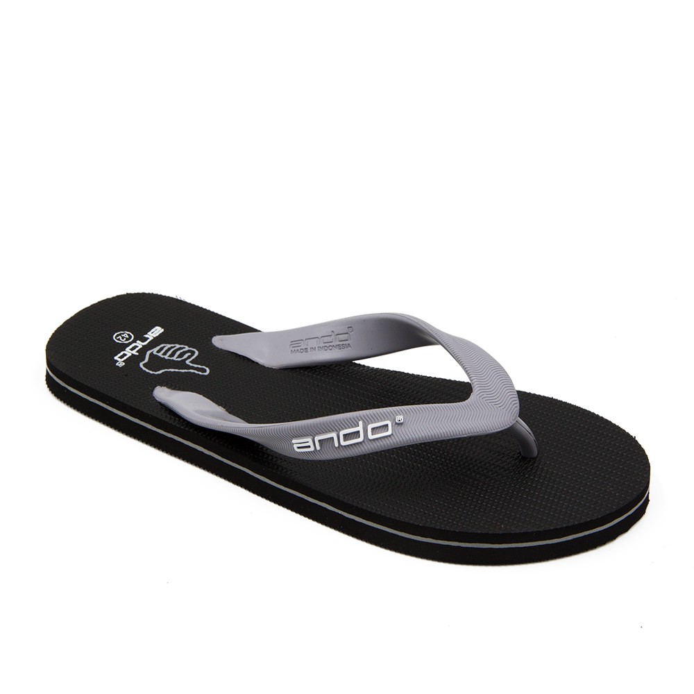 89stories - Sendal Jepit Pria / Sandal Jepit Pria / Sendal Pantai Ando Hawaii Like in Black Grey