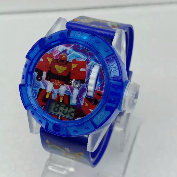 Jam Anak Jam Tangan Anak Karakter Tobot Jam Tangan Lampu Dan Musiik Jam Trendy